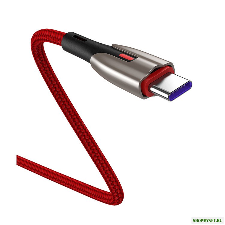 Joyroom сплав цинка Nylon Weave 5.5A Type-C Быстрая зарядка кабель для передачи данных для Samsung Xiaomi