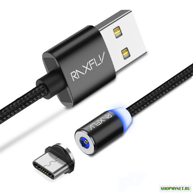 RAXFLY Плетеный 2A 1M 2M Магнитный USB Type-C Быстродействующий кабель для передачи данных для Samsung Xiaomi Huawei