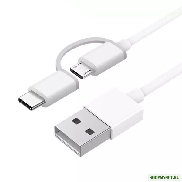 Bakeey 2 в 1 QC 3.0 Type C Micro USB Быстрый зарядный кабель 1 м для Oneplus5 Xiaomi6 Mi A1 Redmi Примечание 4